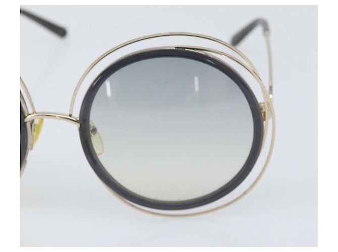 Chloé Occhiali da sole Chloe metallo Nero Auth BA10541 - vista 7