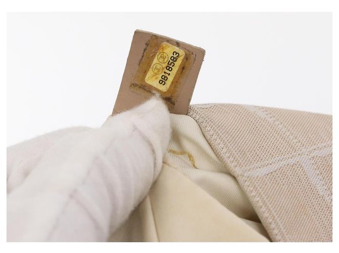 CHANEL Nuova Borsa Tote da Viaggio Nylon Beige Oro CC Auth BA10414 D'oro - vista 24