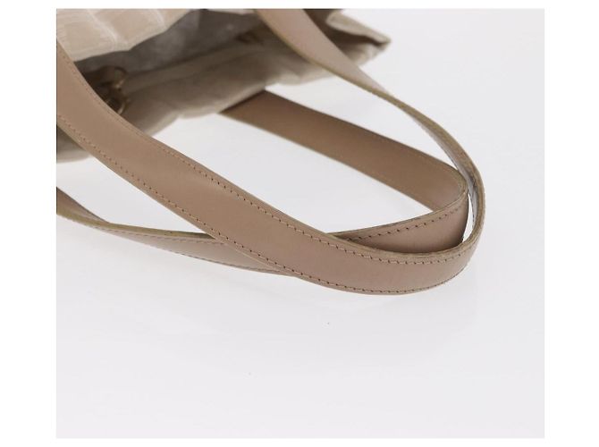 CHANEL Nuova Borsa Tote da Viaggio Nylon Beige Oro CC Auth BA10414 D'oro - vista 8