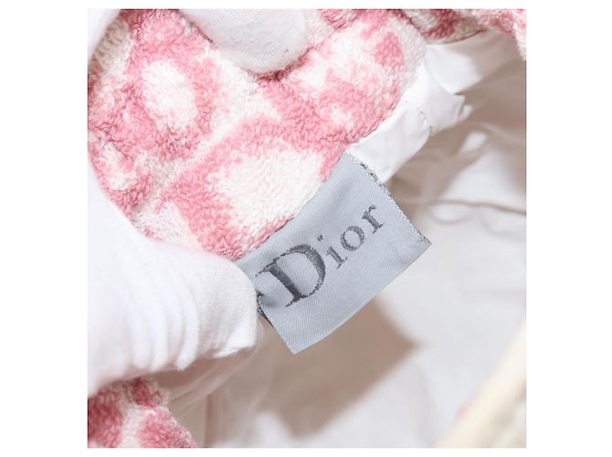 Pochette in tela Trotter Christian Dior Pile Rosa Auth 171990 - vista 13