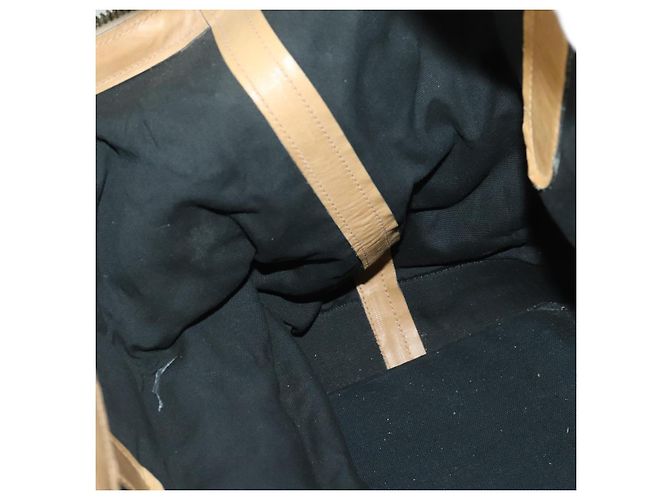 Borsa Boston GG Canvas Gucci Nera Oro Auth 169500 Nero D'oro - vista 16