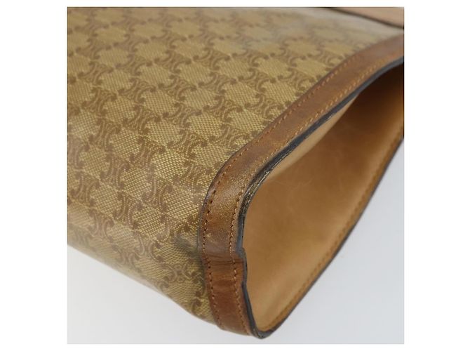 Céline Borsa Clutch in Tela Macadam CELINE PVC Beige Auth ti3691 - vista 10
