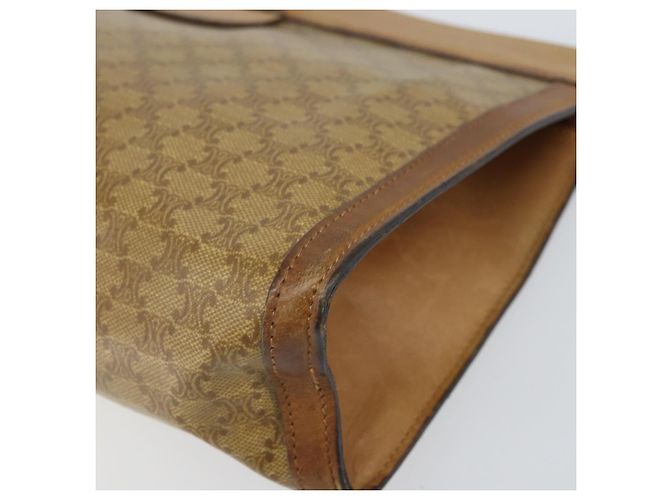 Céline Borsa Clutch in Tela Macadam CELINE PVC Beige Auth ti3691 - vista 8