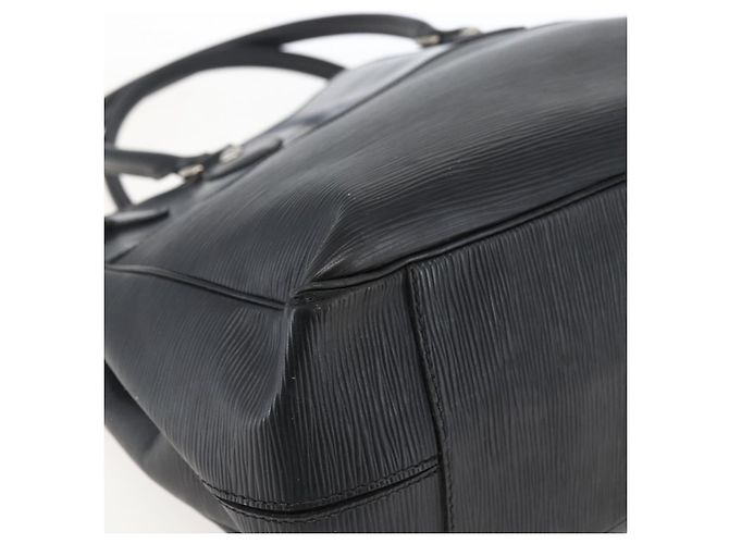 LOUIS VUITTON Borsa a Mano Epi Passy GM Nera M59252 LV Auth hk3448 Nero - vista 11