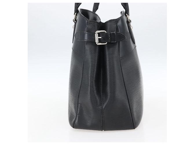 LOUIS VUITTON Borsa a Mano Epi Passy GM Nera M59252 LV Auth hk3448 Nero - vista 5