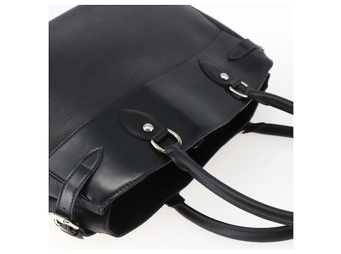 LOUIS VUITTON Borsa a Mano Epi Passy GM Nera M59252 LV Auth hk3448 Nero - vista 6