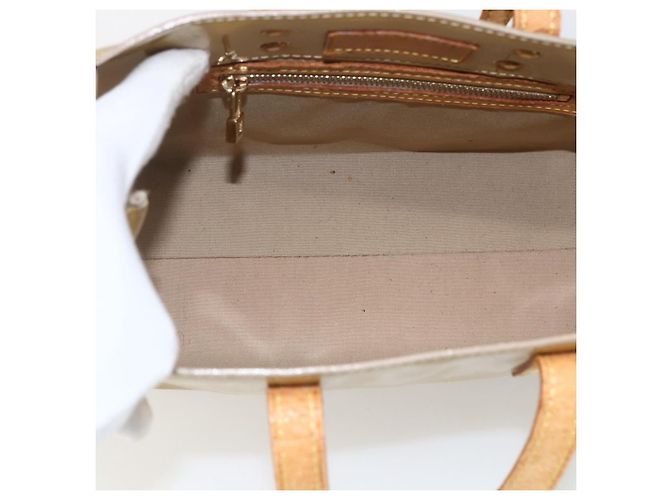 LOUIS VUITTON Monogram Vernis Reade PM Borsa a Mano Beige M91334 LV Auth hk3457 - vista 11