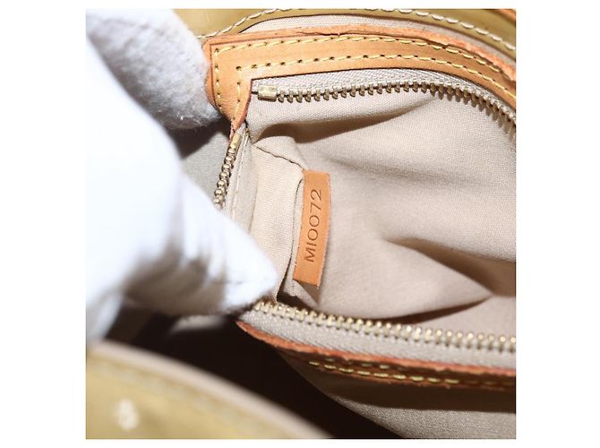 LOUIS VUITTON Monogram Vernis Reade PM Borsa a Mano Beige M91334 LV Auth hk3457 - vista 12
