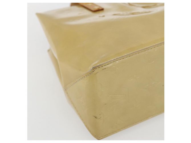 LOUIS VUITTON Monogram Vernis Reade PM Borsa a Mano Beige M91334 LV Auth hk3457 - vista 14