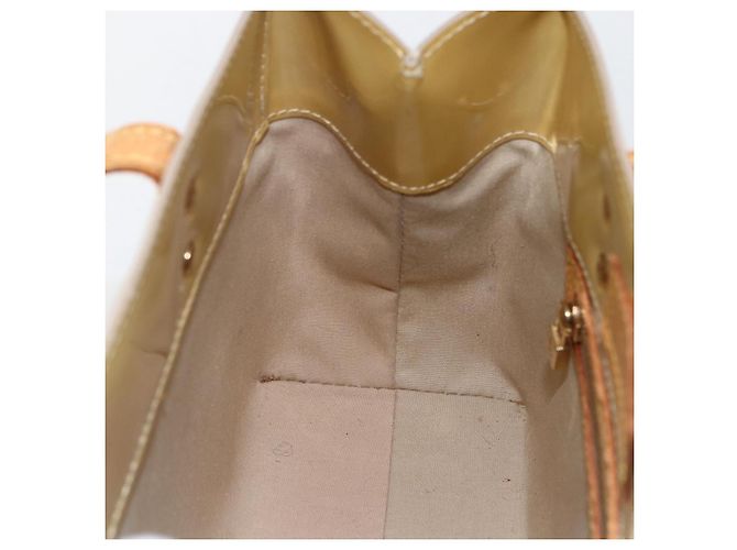 LOUIS VUITTON Monogram Vernis Reade PM Borsa a Mano Beige M91334 LV Auth hk3457 - vista 18