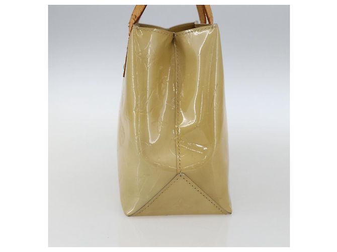 LOUIS VUITTON Monogram Vernis Reade PM Borsa a Mano Beige M91334 LV Auth hk3457 - vista 3