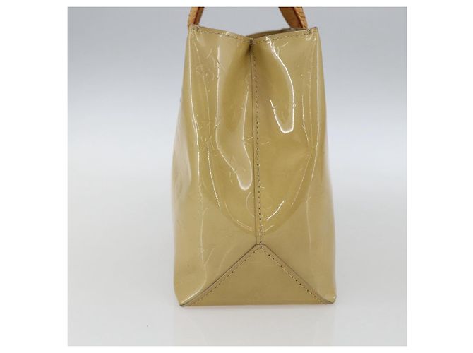 LOUIS VUITTON Monogram Vernis Reade PM Borsa a Mano Beige M91334 LV Auth hk3457 - vista 4