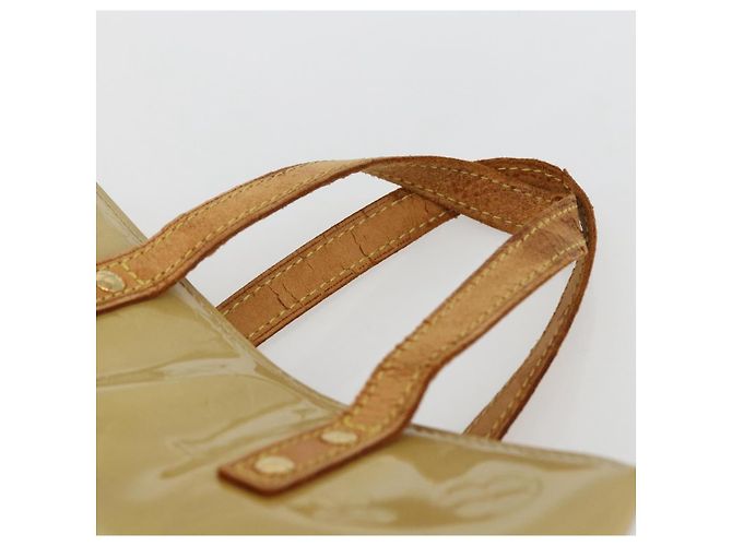 LOUIS VUITTON Monogram Vernis Reade PM Borsa a Mano Beige M91334 LV Auth hk3457 - vista 8