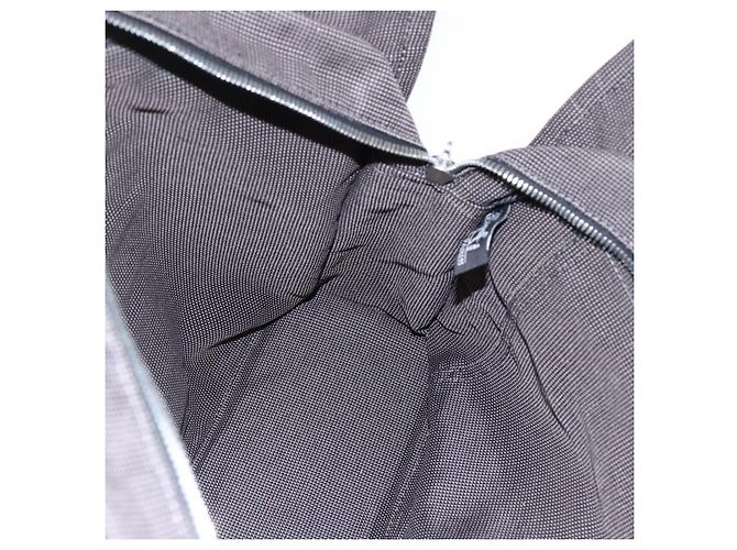 Hermès HERMES Borsa a Mano Her Line Tote MM in Tela Grigia Argento Auth 171993 Marrone - vista 16