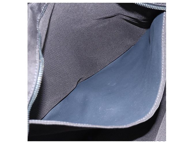 Hermès HERMES Borsa a Mano Her Line Tote MM in Tela Grigia Argento Auth 171993 Marrone - vista 18