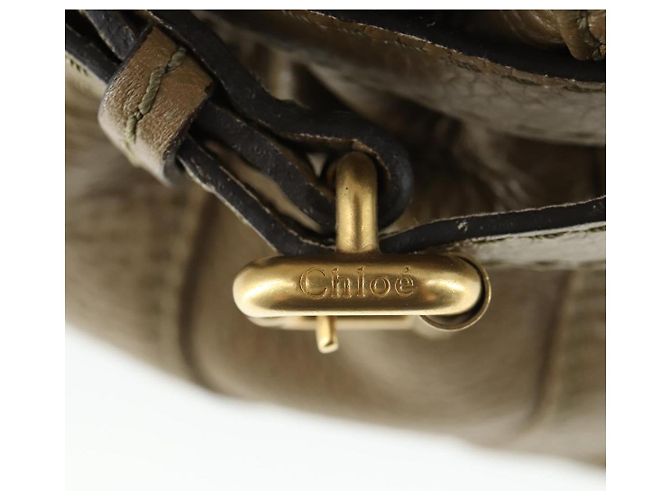 Chloé Borsa a mano Chloe Paddington in pelle beige oro argento autentica ka2248SAV D'oro - vista 17