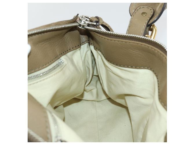 Chloé Borsa a mano Chloe Paddington in pelle beige oro argento autentica ka2248SAV D'oro - vista 21