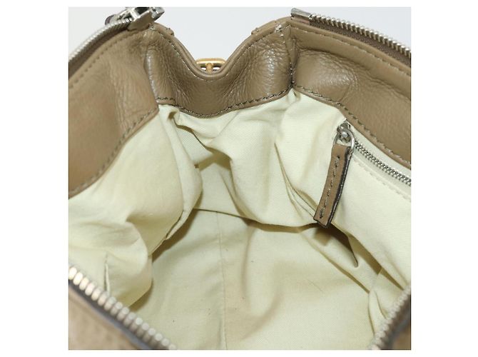 Chloé Borsa a mano Chloe Paddington in pelle beige oro argento autentica ka2248SAV D'oro - vista 22
