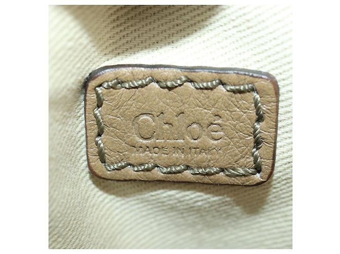 Chloé Borsa a mano Chloe Paddington in pelle beige oro argento autentica ka2248SAV D'oro - vista 28