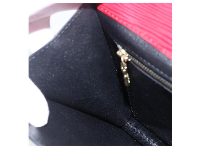 LOUIS VUITTON Clutch Montaigne 23 Epi Rosso M52667 LV Auth 169852 - vista 18