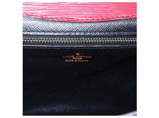 LOUIS VUITTON Clutch Montaigne 23 Epi Rosso M52667 LV Auth 169852 - vista 8