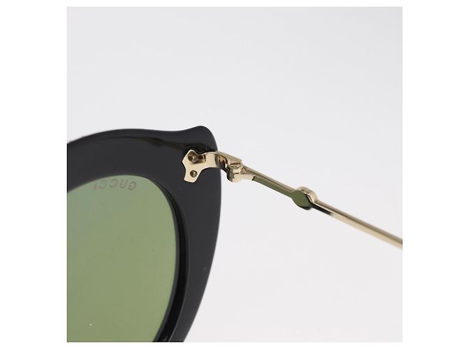Gafas de sol GUCCI de plástico negras Auth BA10538V Negro - vista 10