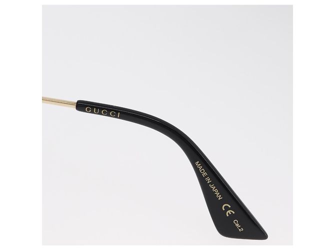 Gafas de sol GUCCI de plástico negras Auth BA10538V Negro - vista 11