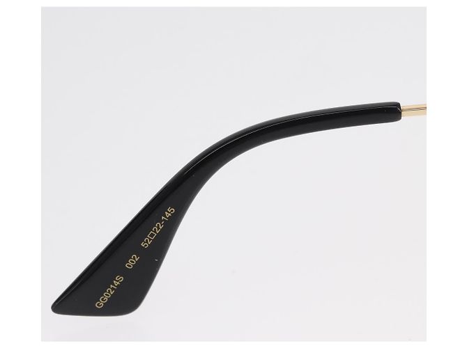 Gafas de sol GUCCI de plástico negras Auth BA10538V Negro - vista 12