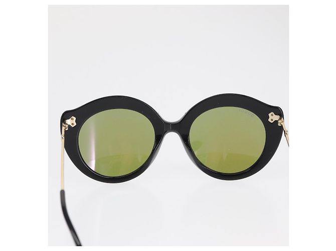 Gafas de sol GUCCI de plástico negras Auth BA10538V Negro - vista 3