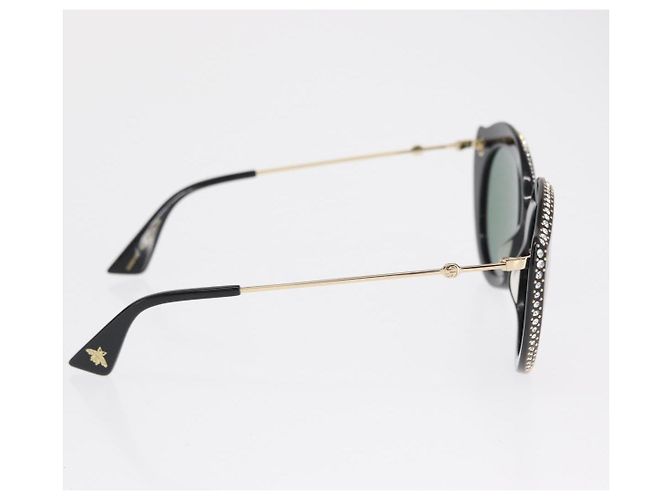 Gafas de sol GUCCI de plástico negras Auth BA10538V Negro - vista 7
