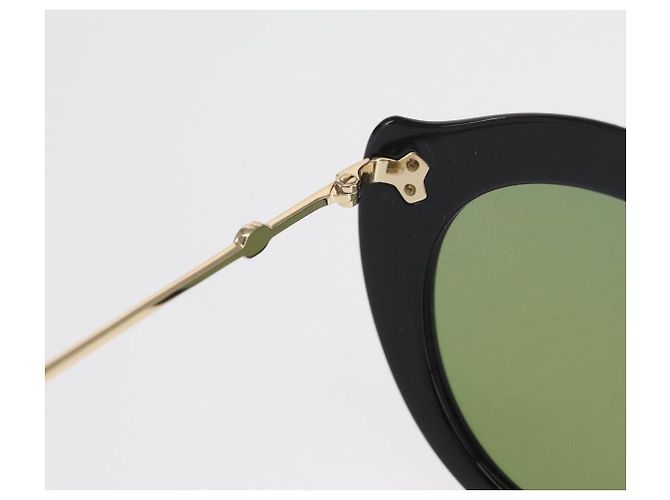 Gafas de sol GUCCI de plástico negras Auth BA10538V Negro - vista 9