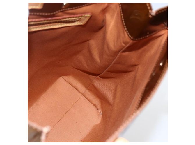 LOUIS VUITTON Borsa a Mano Monogram Vernis Reade MM Bronzo M91143 LV Auth 171026 - vista 17