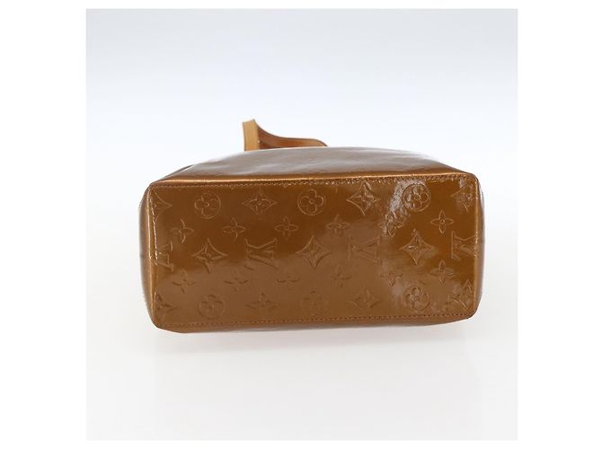 LOUIS VUITTON Borsa a Mano Monogram Vernis Reade MM Bronzo M91143 LV Auth 171026 - vista 5