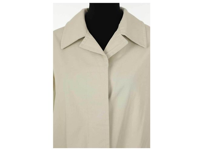 Yves Saint Laurent Trenchcoat in Ecru Roh - Ansicht 2