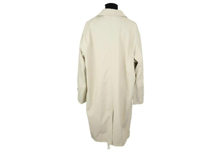 Yves Saint Laurent Trenchcoat in Ecru Roh - Ansicht 4
