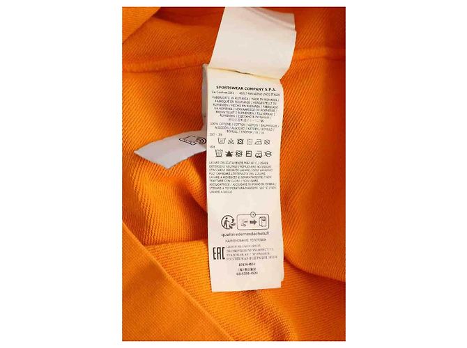Moletom Stone Island Laranja de Algodão L - vista 6