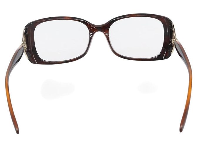 Bulgari Gafas de sol BVLGARI de plástico marrón Auth BA10724 Castaño - vista 3