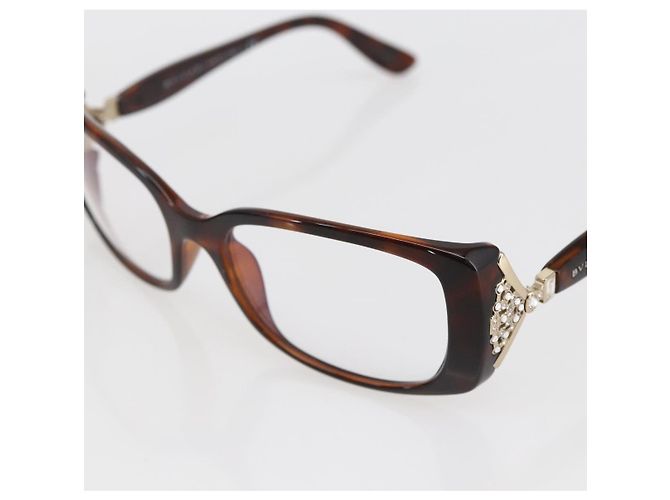 Bulgari Gafas de sol BVLGARI de plástico marrón Auth BA10724 Castaño - vista 7