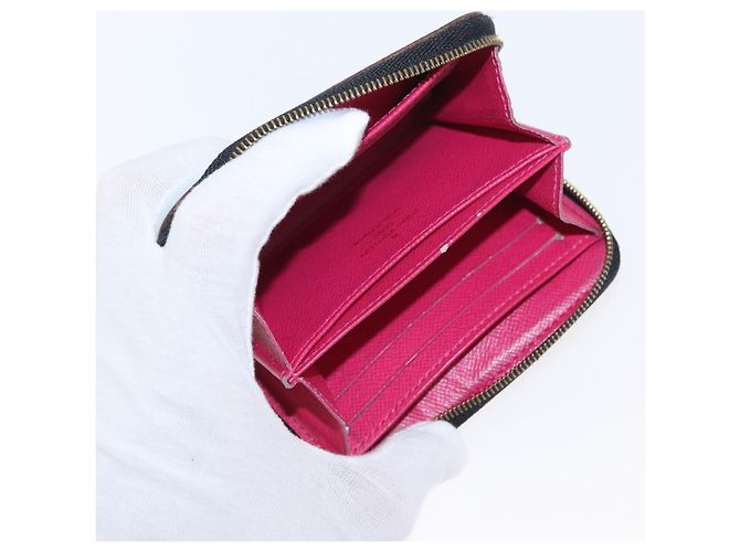 LOUIS VUITTON Monogram Multicolor Zippy Coin Purse Black M93740 LV Auth 169925 - view 13