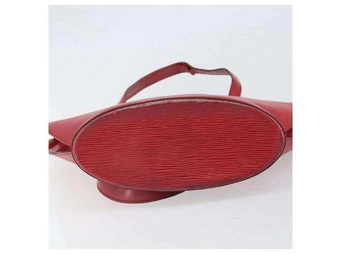 LOUIS VUITTON Borsa a Spalla Epi Saint Jacques Rossa M52277 LV Auth 171557 Rosso - vista 10