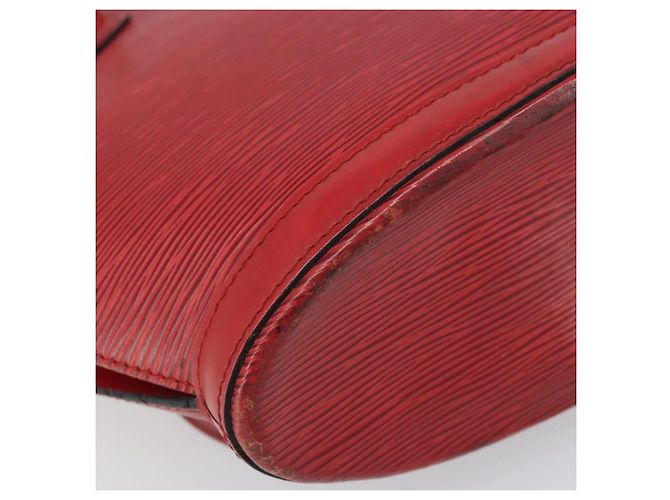 LOUIS VUITTON Borsa a Spalla Epi Saint Jacques Rossa M52277 LV Auth 171557 Rosso - vista 12