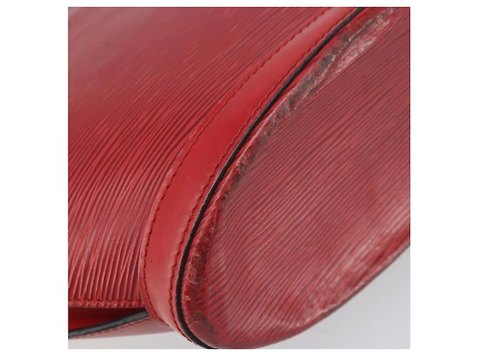 LOUIS VUITTON Borsa a Spalla Epi Saint Jacques Rossa M52277 LV Auth 171557 Rosso - vista 14
