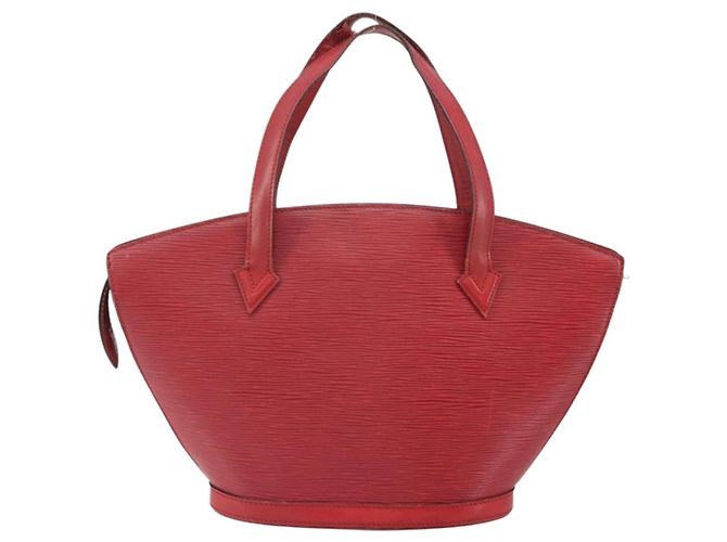 LOUIS VUITTON Borsa a Spalla Epi Saint Jacques Rossa M52277 LV Auth 171557 Rosso - vista 3