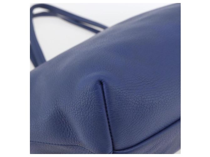 Borsa tote in pelle blu e oro Auth BA10661 di Salvatore Ferragamo D'oro - vista 11