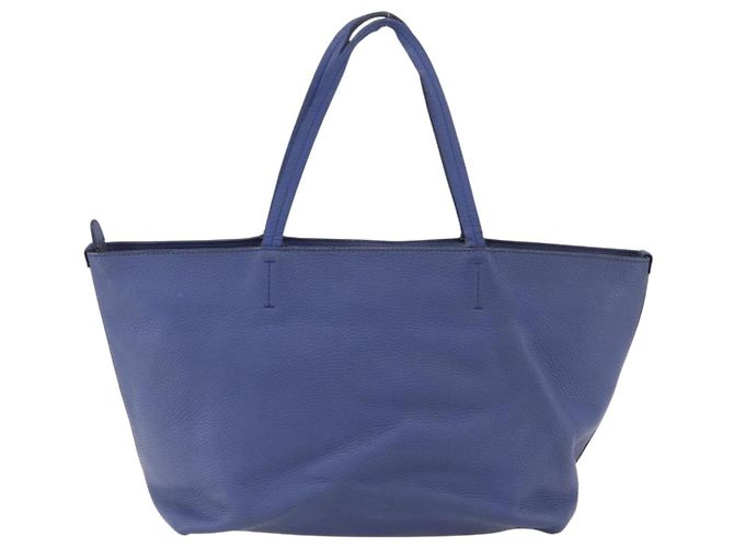 Borsa tote in pelle blu e oro Auth BA10661 di Salvatore Ferragamo D'oro - vista 3