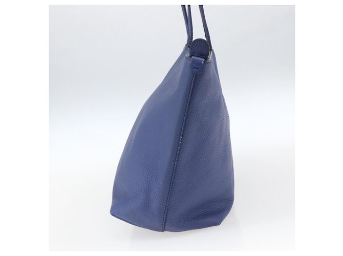 Borsa tote in pelle blu e oro Auth BA10661 di Salvatore Ferragamo D'oro - vista 5