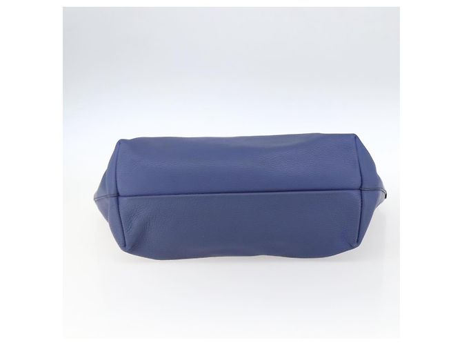Borsa tote in pelle blu e oro Auth BA10661 di Salvatore Ferragamo D'oro - vista 9