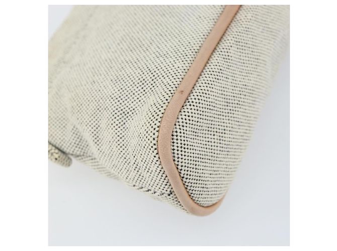 Hermès HERMES Bolide PM Pouch Toile Grise Auth ti3700 Marron - vue 11