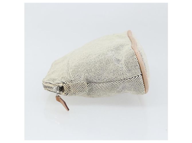 Hermès HERMES Bolide PM Pouch Toile Grise Auth ti3700 Marron - vue 5