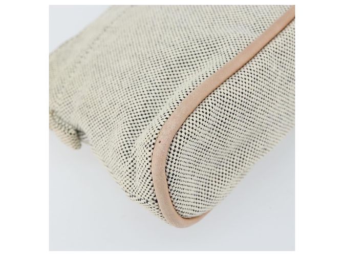 Hermès HERMES Bolide PM Pouch Toile Grise Auth ti3700 Marron - vue 9
